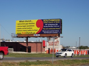 1000's see our new highway sign!